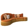 Chiara Provasi Sofas<Wave Orange 3-Piece Sectional Sofa #1