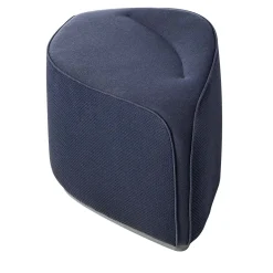 La Cividina Ottomans & Poufs<Waves Dark Gray Diamond Ottoman with Backrest