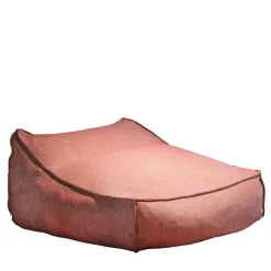 Villevenete Other Outdoor Furniture<West Cay Pink with white stripes Outdoor Pouf