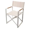 Marricreo Outdoor Chairs & Stools<White Aluminum Director's Chair