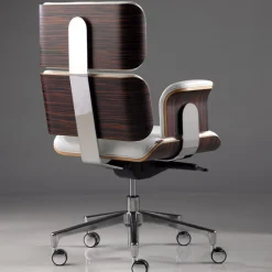 Altek Italia Design Office Chairs<White Armadillo/2 Swivel Armchair by Rainer Bachschmid