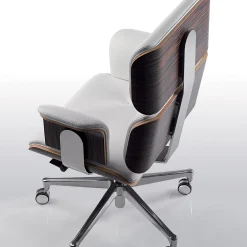 Altek Italia Design Office Chairs<White Armadillo/2 Swivel Armchair by Rainer Bachschmid