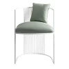 Galbiati Fratelli Outdoor Armchairs<White Aura Steel Outdoor Armchair