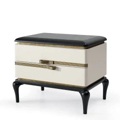 A.R. Arredamenti Nightstands<White Bedside Table
