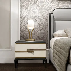 A.R. Arredamenti Nightstands<White Bedside Table