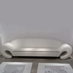 VGnewtrend Sofas<White Capitonné Sofa