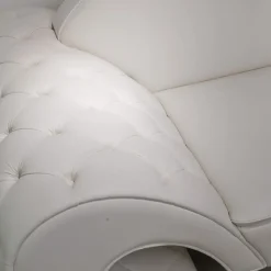 VGnewtrend Sofas<White Capitonné Sofa