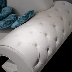 VGnewtrend Sofas<White Capitonné Sofa