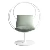 Galbiati Fratelli Outdoor Chairs & Stools<White Clara Egg Oval Steel Outdoor Chair