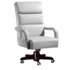 Marzorati Office Chairs<White Leather Armchair