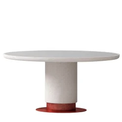 CPRN Homood Outdoor Dining Tables<White Round Dining Table