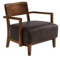 Riva 1920 Lounge Chairs<Wilma B Black Armchair by Terry Dwan