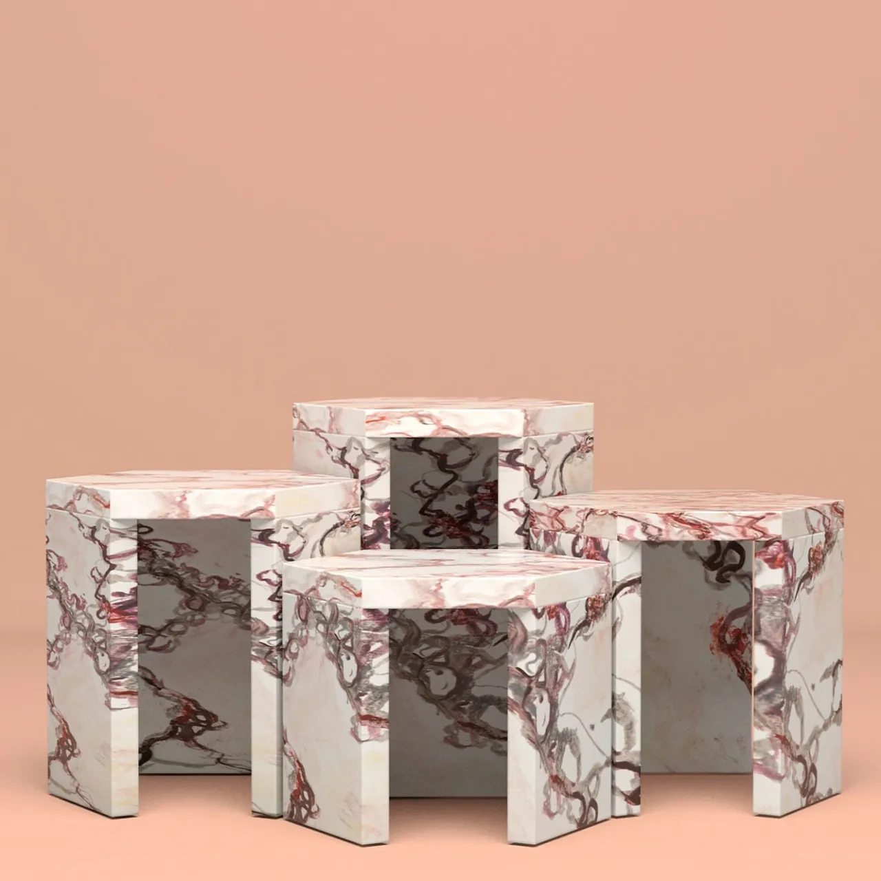 V.L. Lavorazioni In Ferro Coffee Tables<Winged Wooden Coffee Table 35 by Antonio Saporito