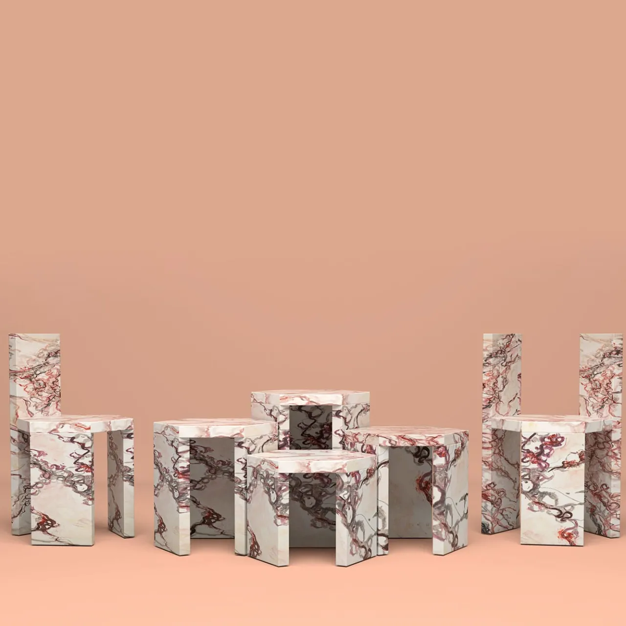 V.L. Lavorazioni In Ferro Coffee Tables<Winged Wooden Coffee Table 35 by Antonio Saporito
