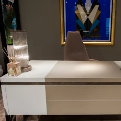 Radice Desk & Writing Tables<Wooden And Metal Frame Eva Desk With Drawers