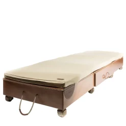 Marricreo Outdoor Chaises & Daybeds<Wooden Sunbed with Beige Mat
