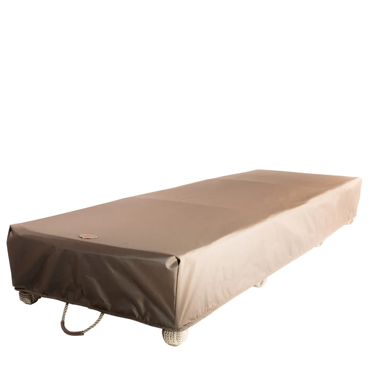 Marricreo Outdoor Chaises & Daybeds<Wooden Sunbed with Beige Mat