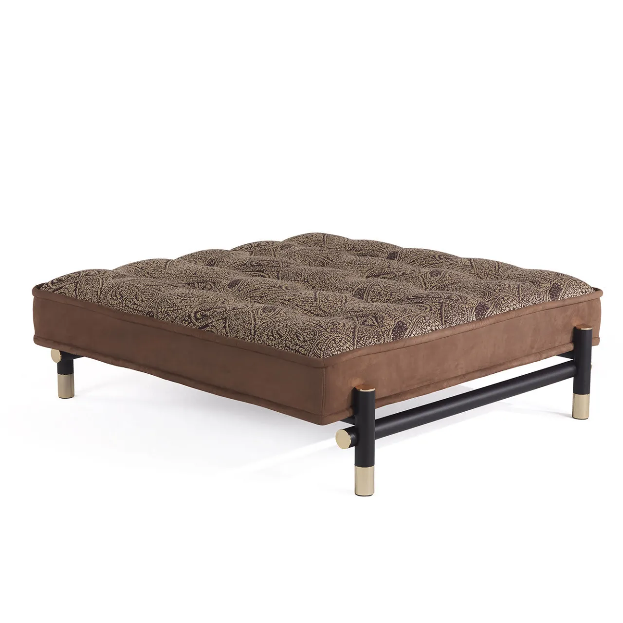 ETRO Home Interiors Ottomans & Poufs<Woodstock Brown Pouf