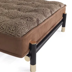 ETRO Home Interiors Ottomans & Poufs<Woodstock Brown Pouf