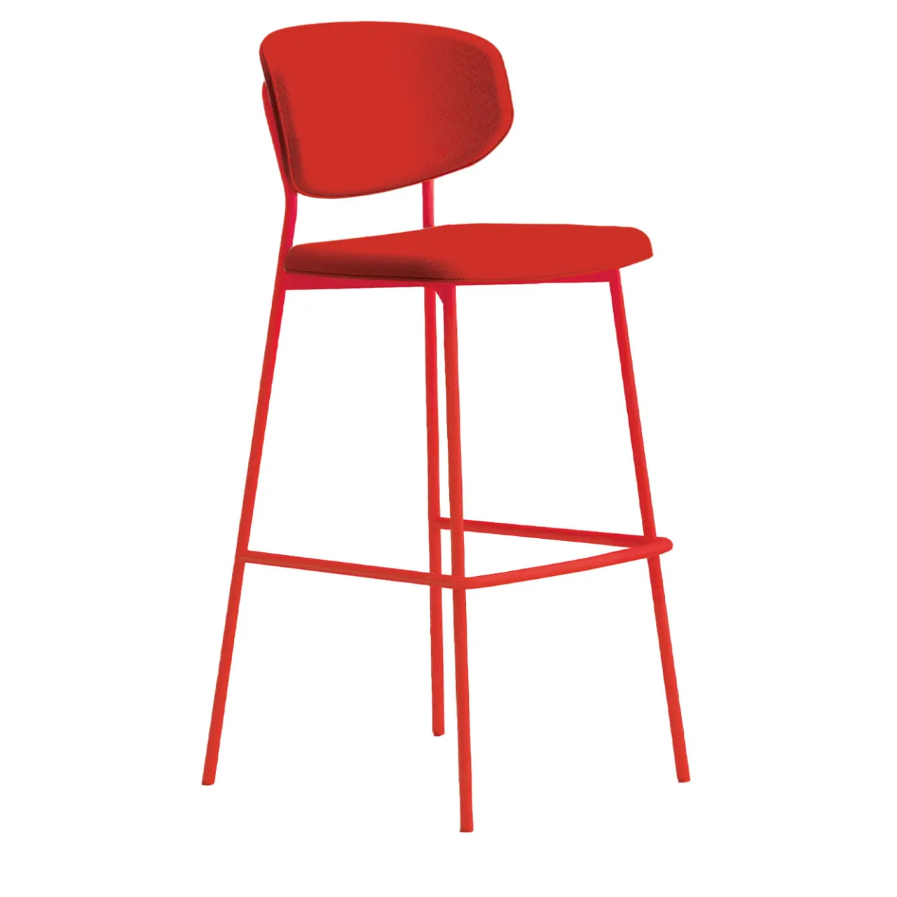 Billiani 1911 Bar Stools<Wround Red Stool R&D Billiani