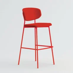 Billiani 1911 Bar Stools<Wround Red Stool R&D Billiani