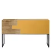 Arkof Sideboards Buffets<Yellow and Durmast Fiammifero Sideboard by Giulia Contaldo