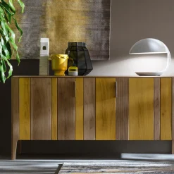 Modesign Sideboards Buffets<Yellow and Elm Domino Credenza