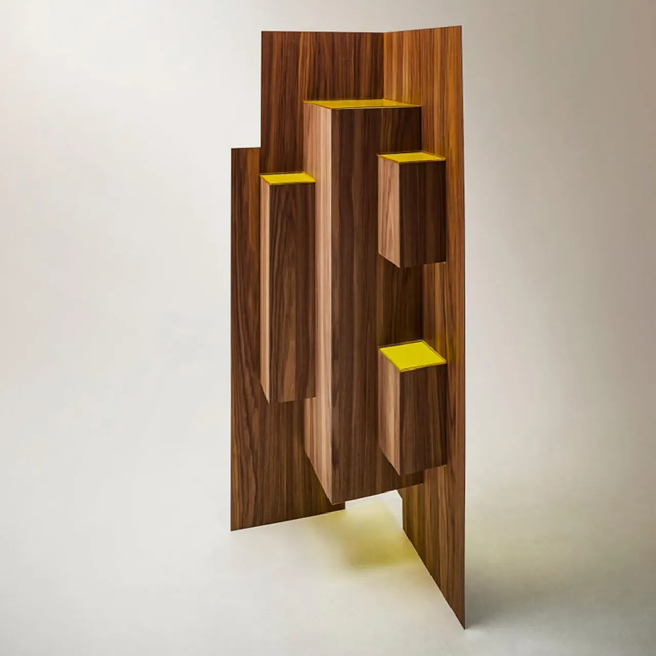 Bottos Design Italia by Sebastiano Bottos Room Dividers<Yellow Kirigami Screen