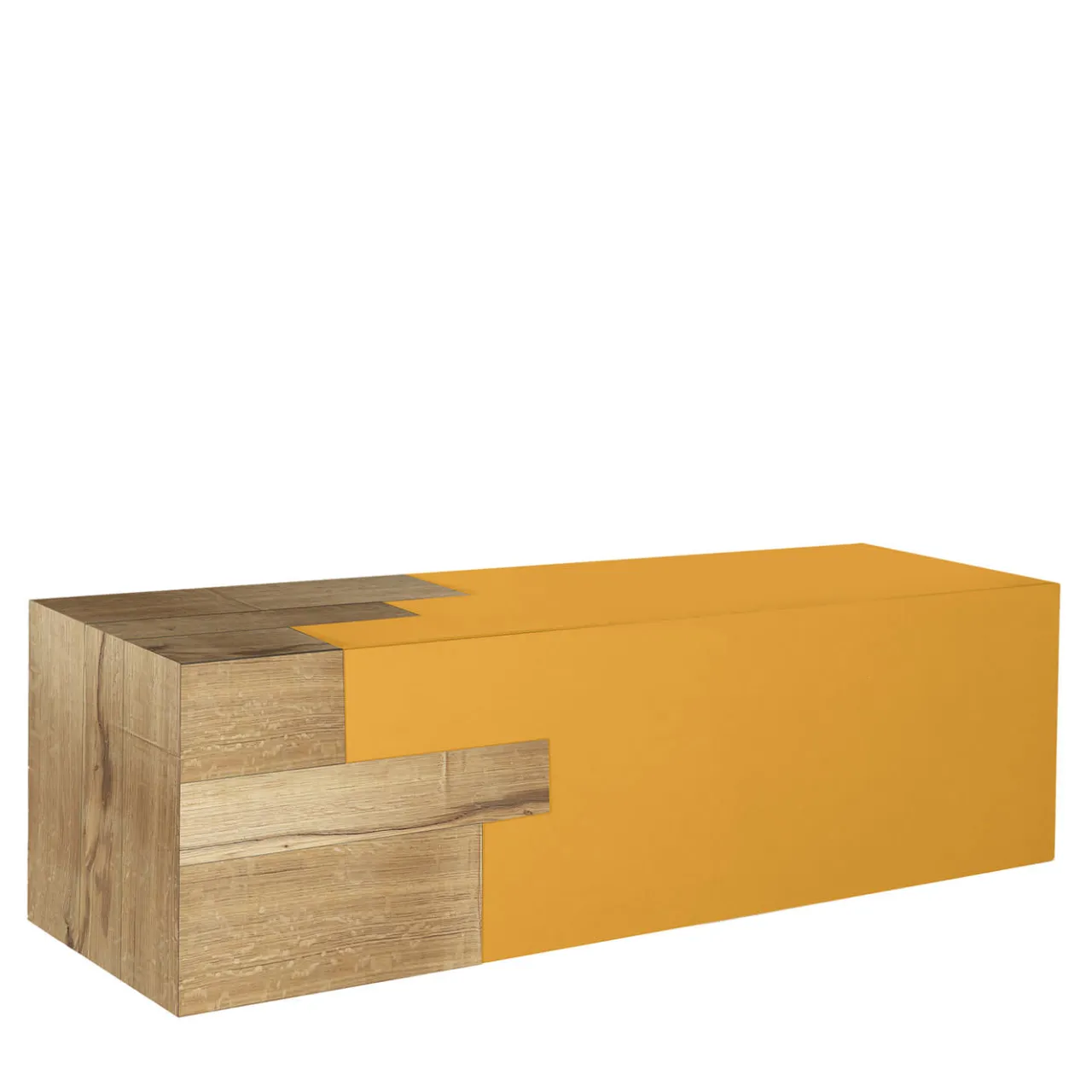 Arkof Sideboards Buffets<Yellow Suspended Horizontal Fiammifero Cabinet by Giulia Contaldo