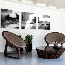 Riva 1920 Lounge Chairs<Ying & Yang Lounge Chair by Steve Leung