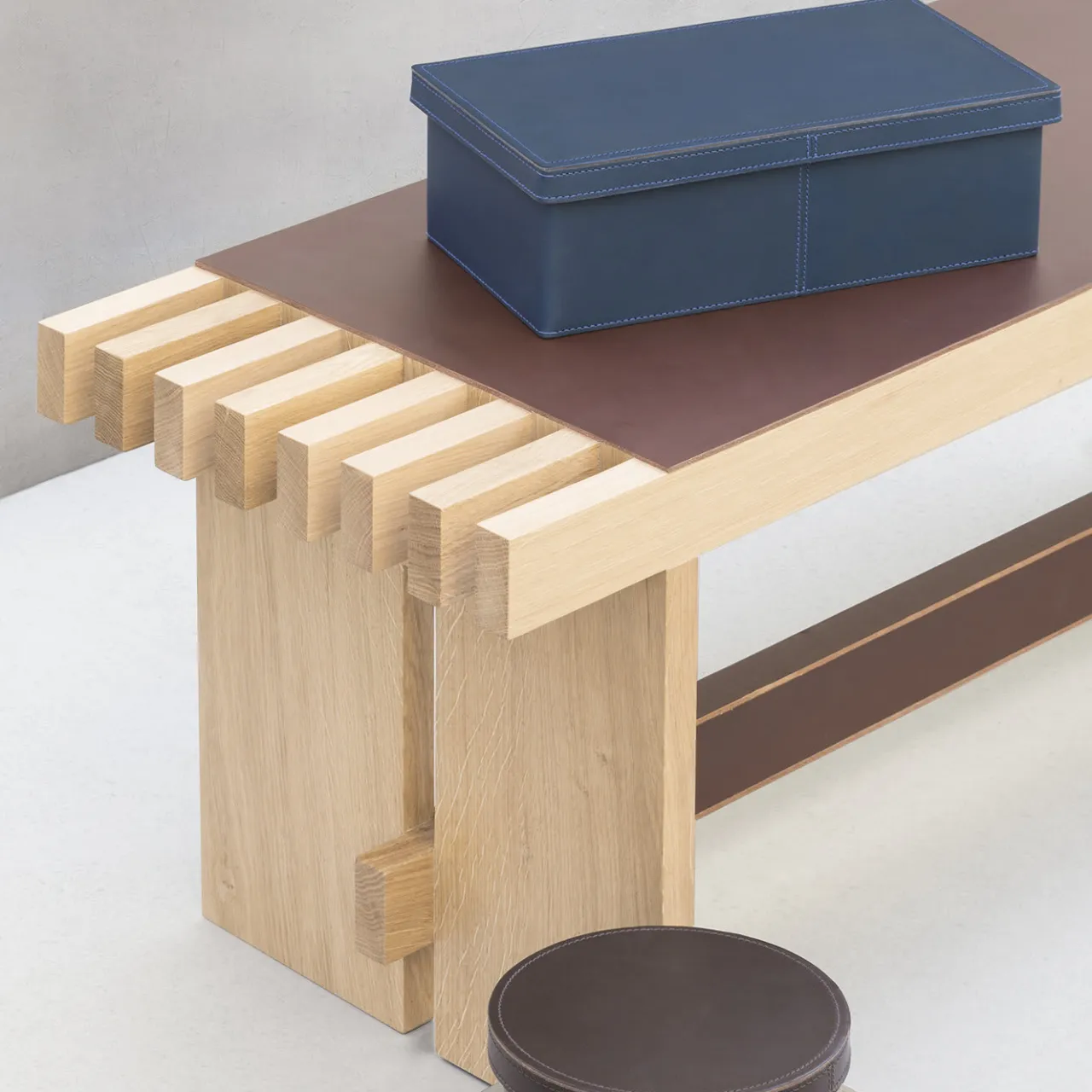 Rabitti 1969 Benches<Yuga Natural Wood Bench
