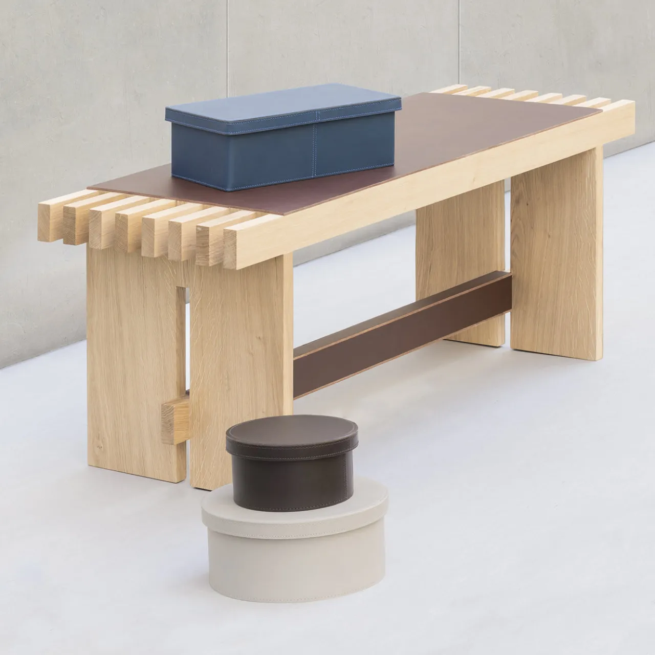 Rabitti 1969 Benches<Yuga Natural Wood Bench