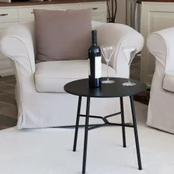 TrabA' Side Tables<Yuki Black Metal Side Table by EP Studio