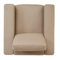 Franco Bianchini Armchairs<Zaffiro Square-Based Beige Armchair
