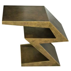 Cupioli Side Tables<Zago Burnished Bronze Wood Side Table