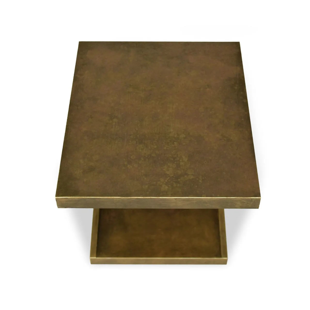 Cupioli Side Tables<Zago Burnished Bronze Wood Side Table