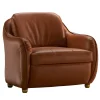 Bedding Atelier Armchairs<Zana Brown Leather Armchair