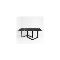 La Sartoria del Marmo by Lombardi Marmi Dining Tables<Zannone Black Marquinia Dining Table