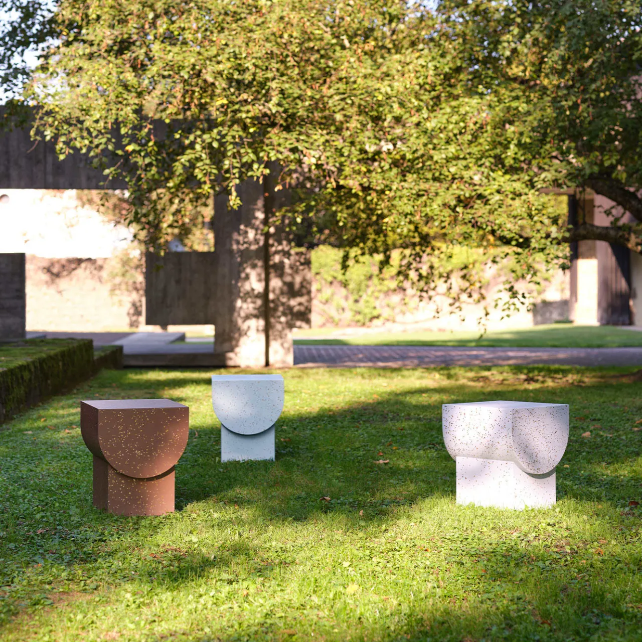 Cimento Stools<Zattere Stool by Patricia Urquiola