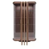 Annibale Colombo Cabinets<Zebra and Brass 2-Door Display Cabinet