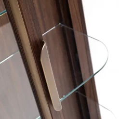 Annibale Colombo Cabinets<Zebra and Brass 2-Door Display Cabinet