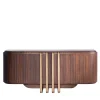 Annibale Colombo Sideboards Buffets<Zebra and Brass Sideboard