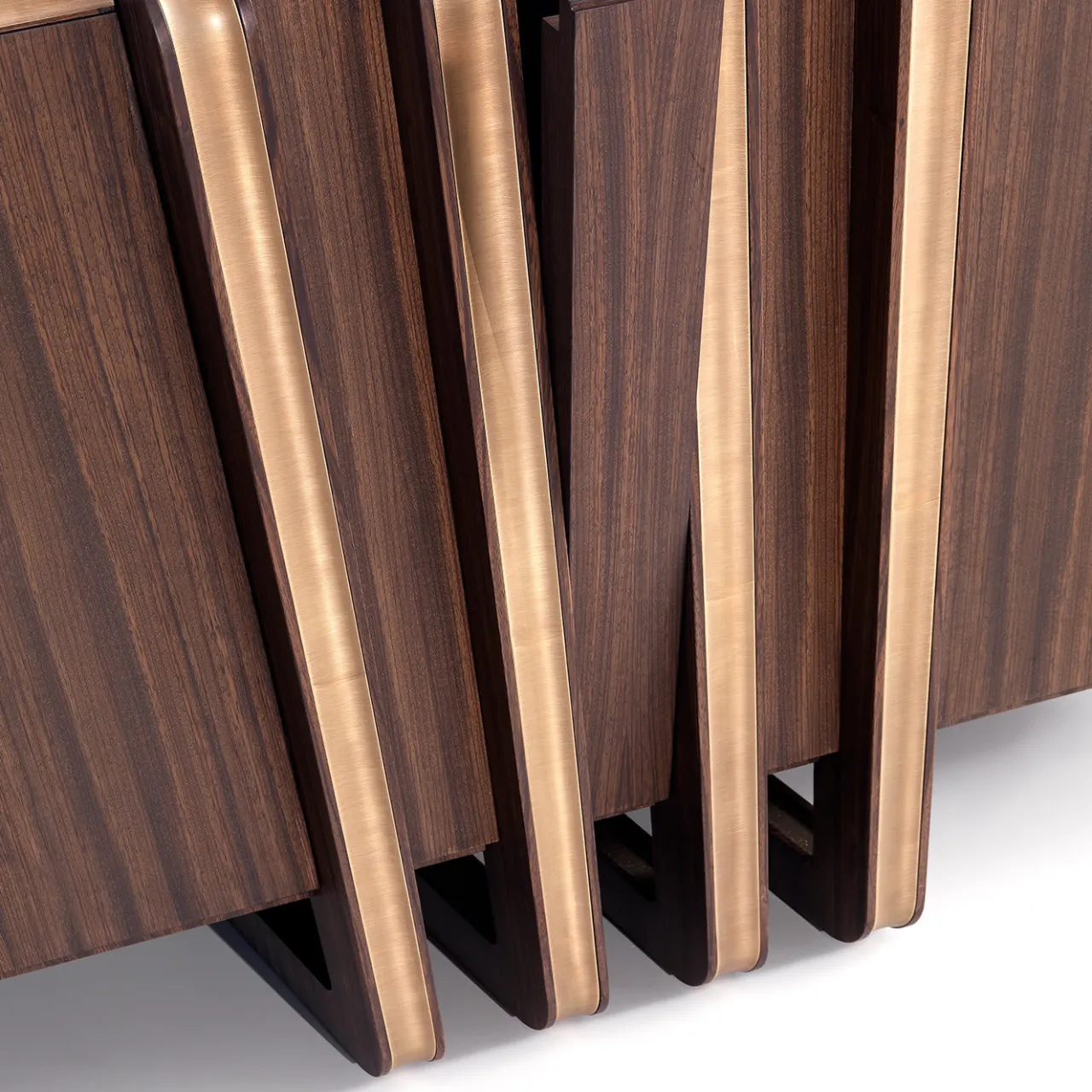 Annibale Colombo Sideboards Buffets<Zebra and Brass Sideboard