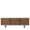 Modesign Sideboards Buffets<Zen Walnut Sideboard with Glass Shelves #2