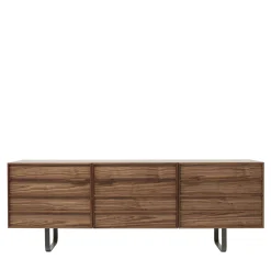 Modesign Sideboards Buffets<Zen Walnut Sideboard with Glass Shelves #2