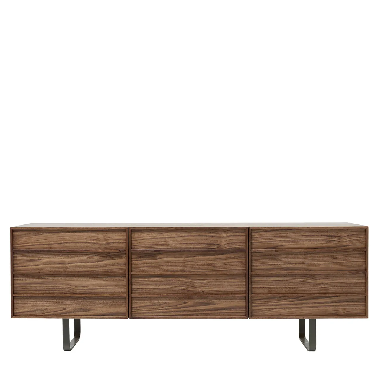 Modesign Sideboards Buffets<Zen Walnut Sideboard with Glass Shelves #2