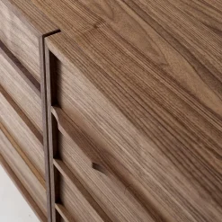 Modesign Sideboards Buffets<Zen Walnut Sideboard with Glass Shelves #2
