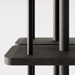 studiointervallo Bookcases<Zenobia Black Bookcase