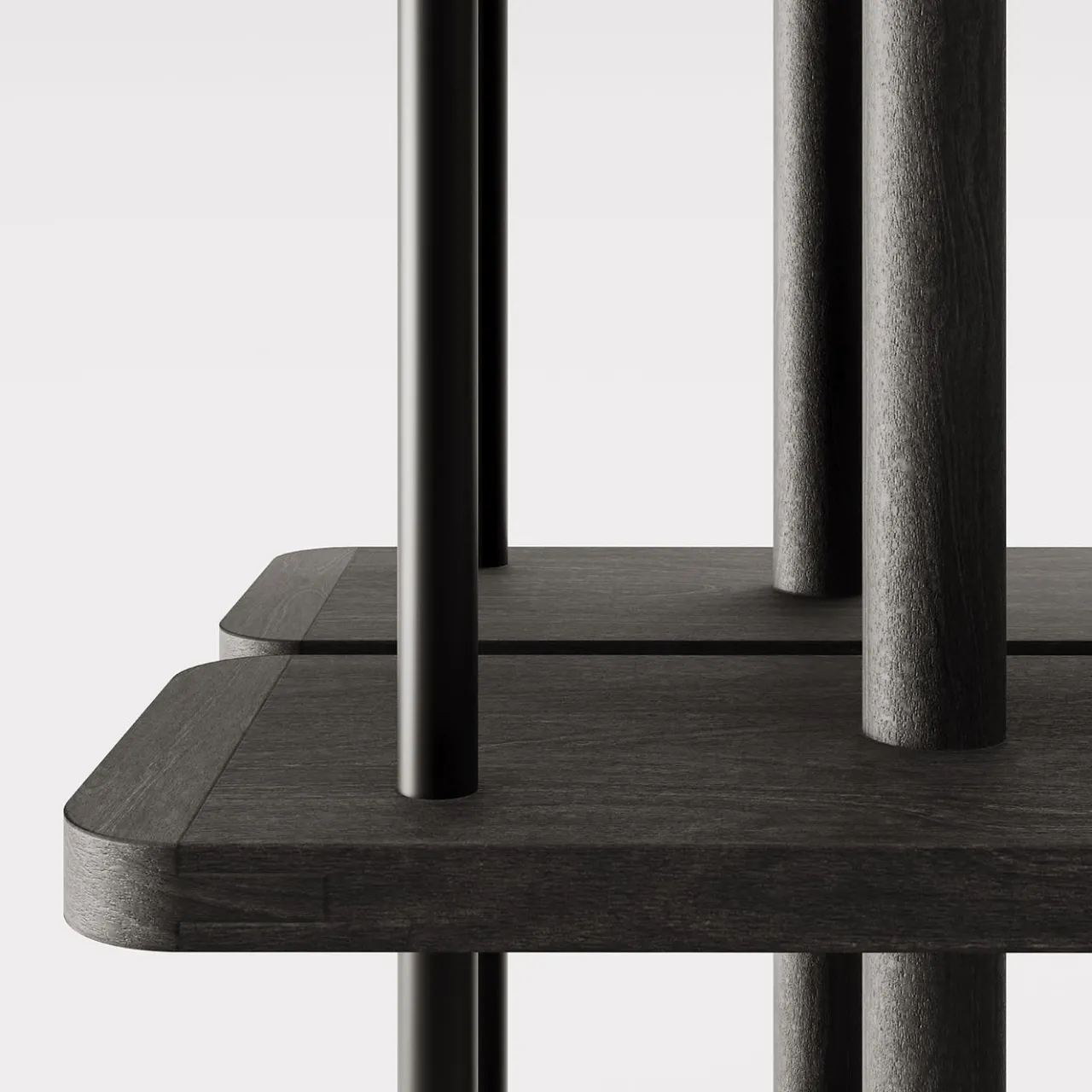 studiointervallo Bookcases<Zenobia Black Bookcase