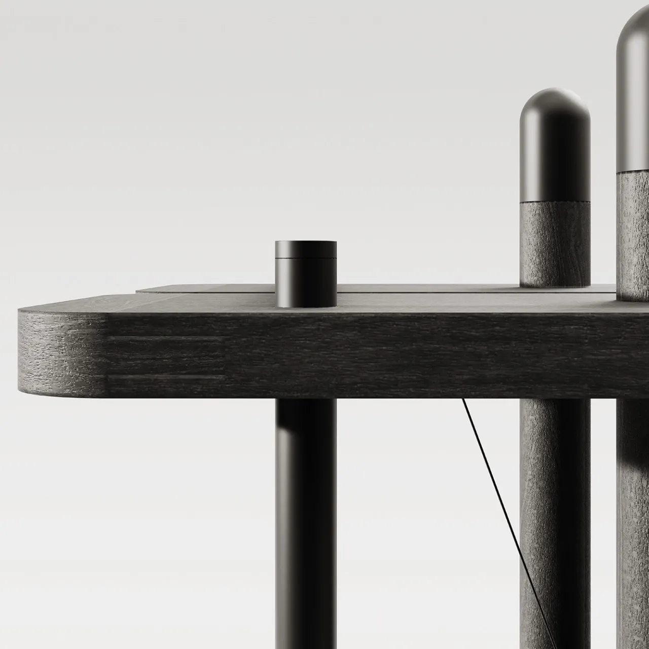 studiointervallo Bookcases<Zenobia Black Bookcase